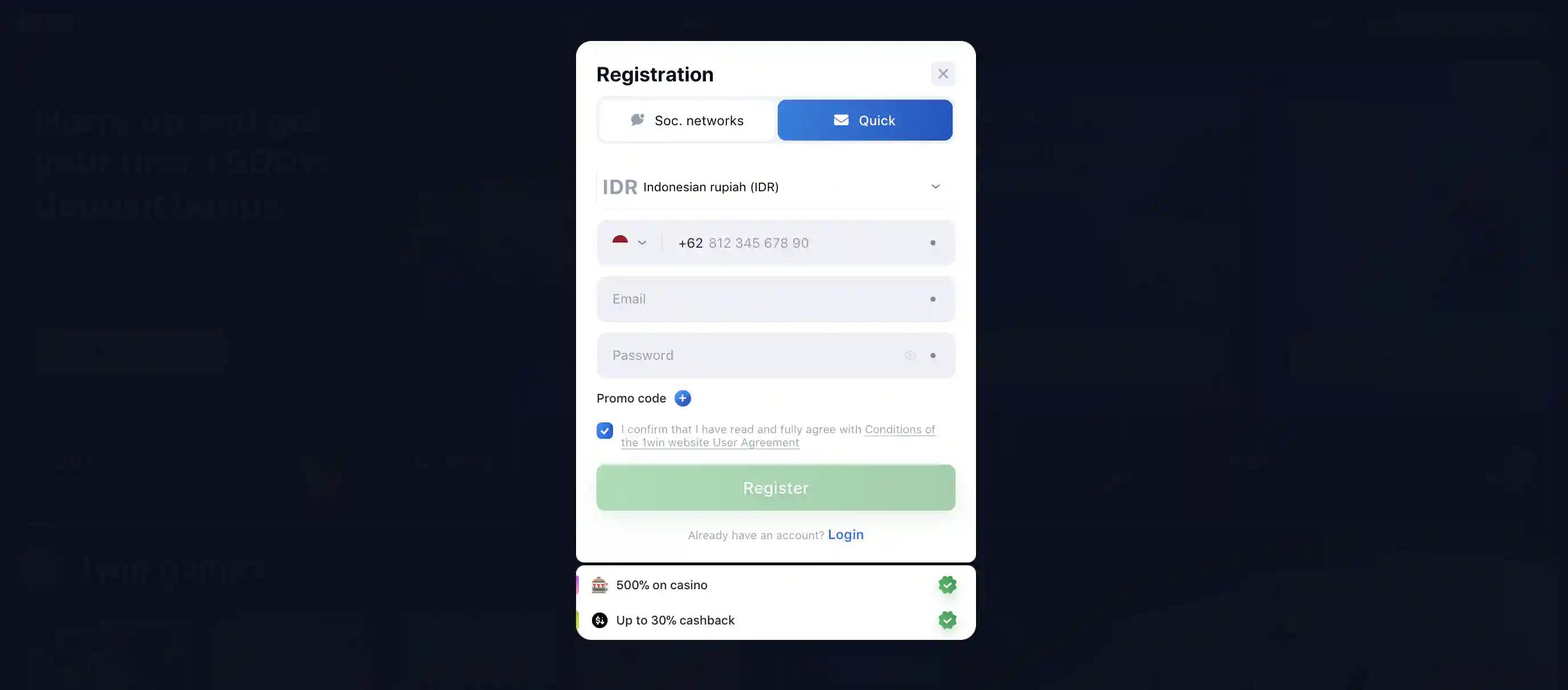 Quick and Easy 1win Registration Process Quick and Easy 1win Registration Process